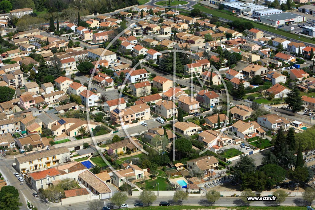 Photo arienne de Caissargues