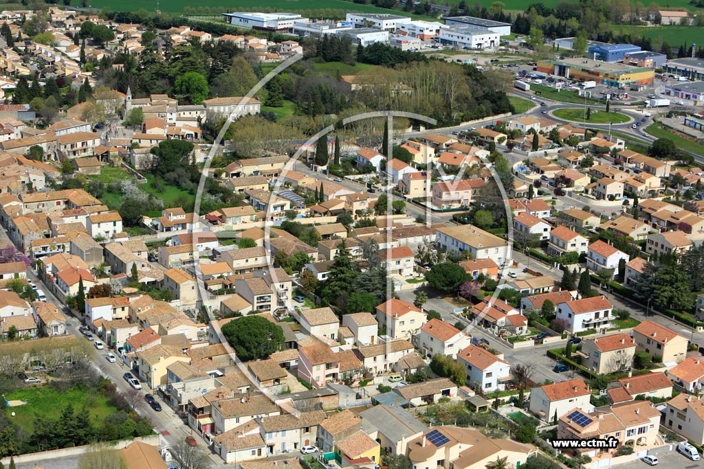 Photo arienne de Caissargues