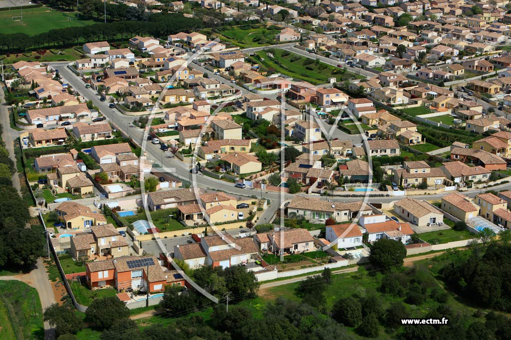 Photo arienne de Caissargues