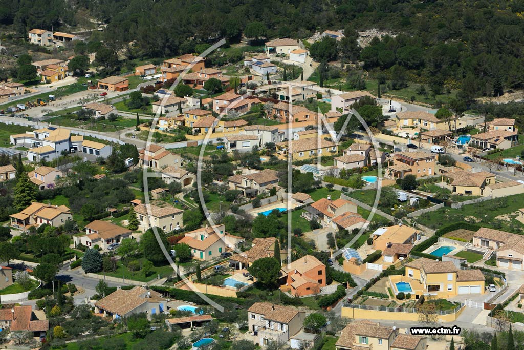 Photo arienne de Caveirac