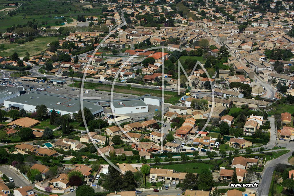 Photo arienne de Caveirac