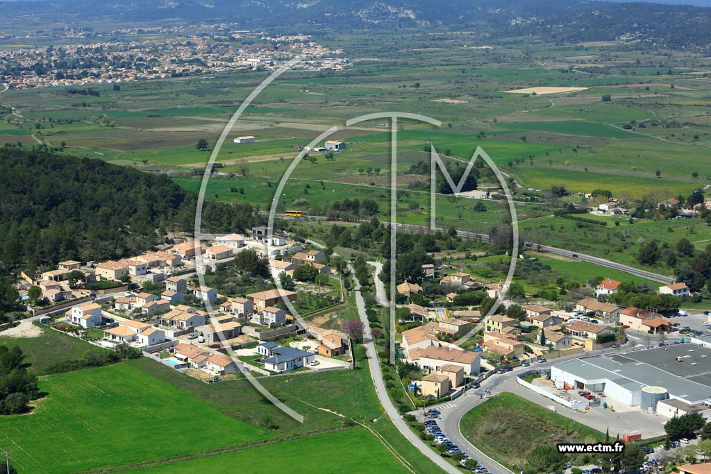 Photo arienne de Caveirac