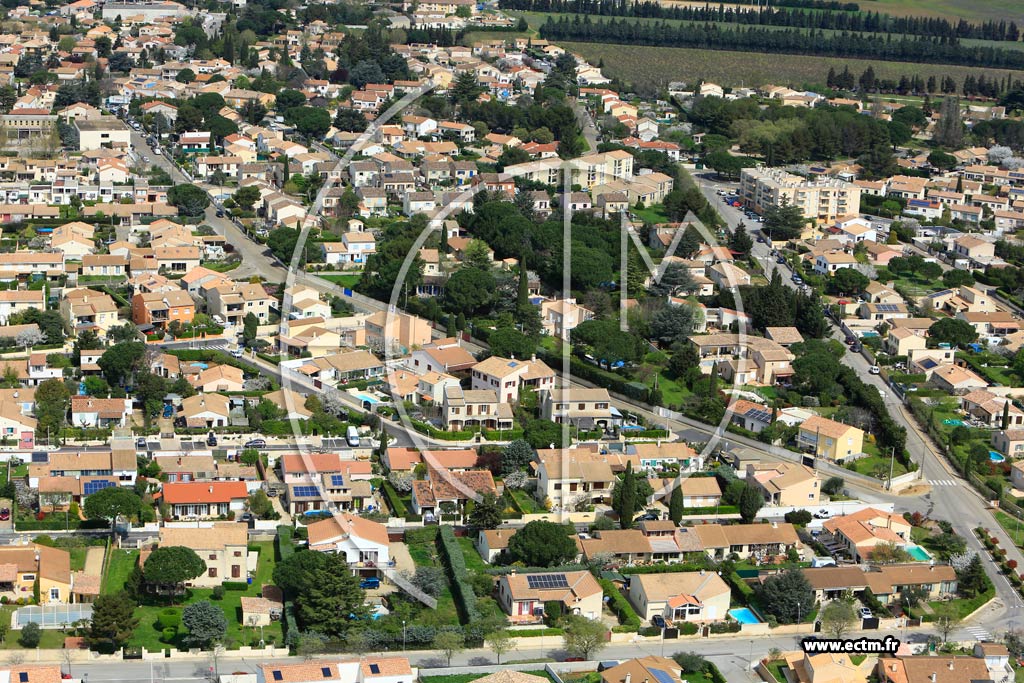 Photo arienne de Garons