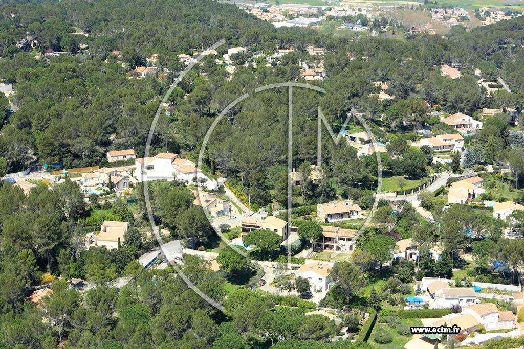 Photo arienne de Langlade (Les Arnes)