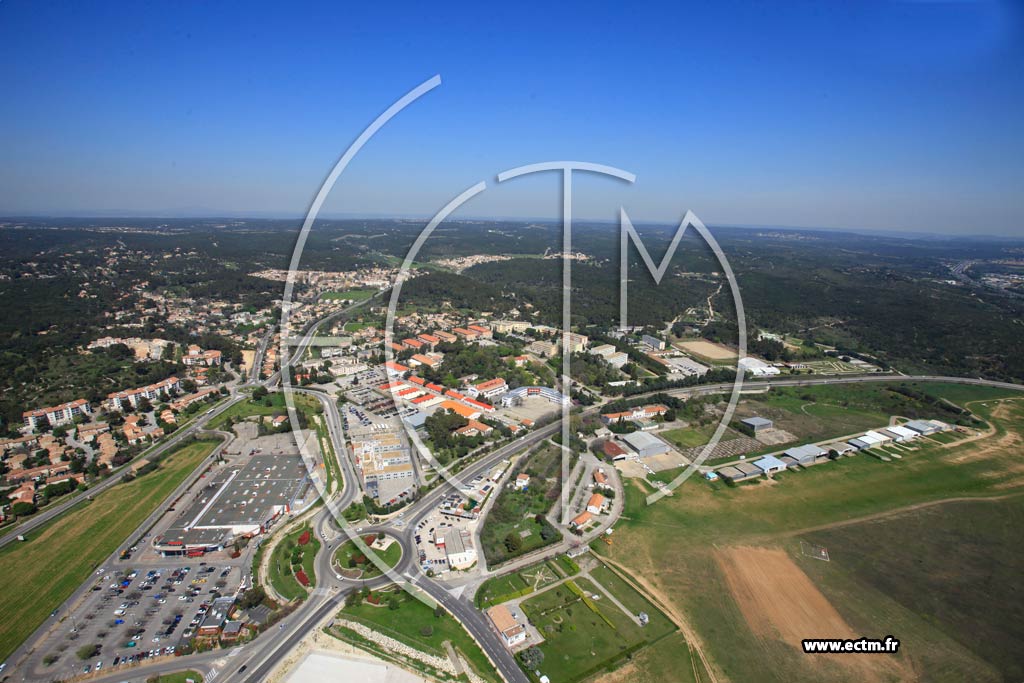 Photo arienne de Nmes (Courbessac)