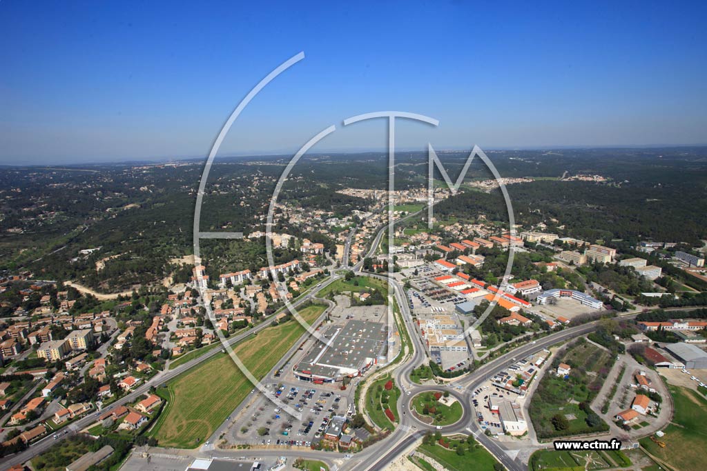 Photo arienne de Nmes (Courbessac)