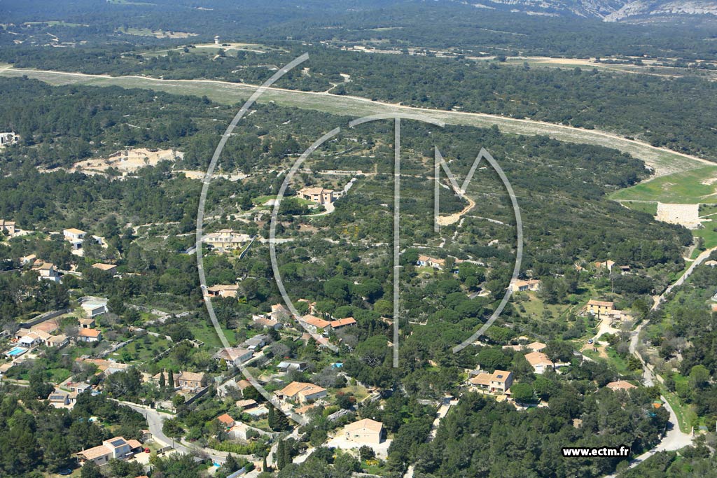 Photo arienne de Nmes (Garrigues Nord)