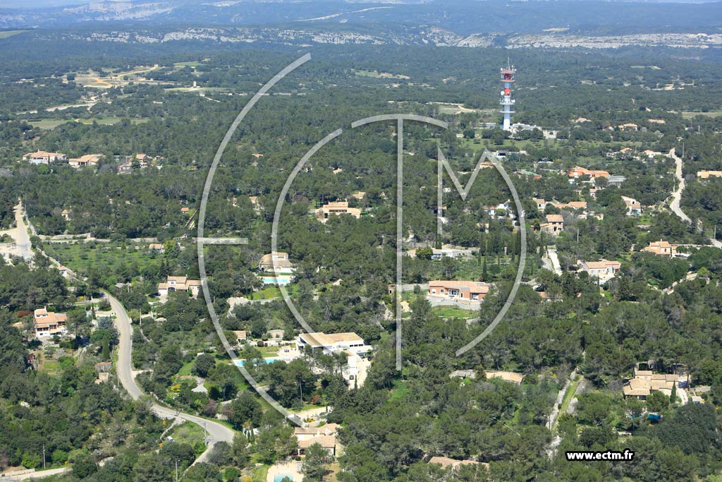 Photo arienne de Nmes (Garrigues Nord)