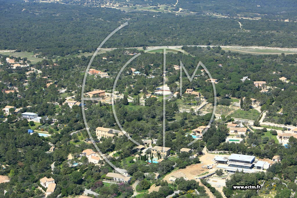 Photo arienne de Nmes (Garrigues Nord)