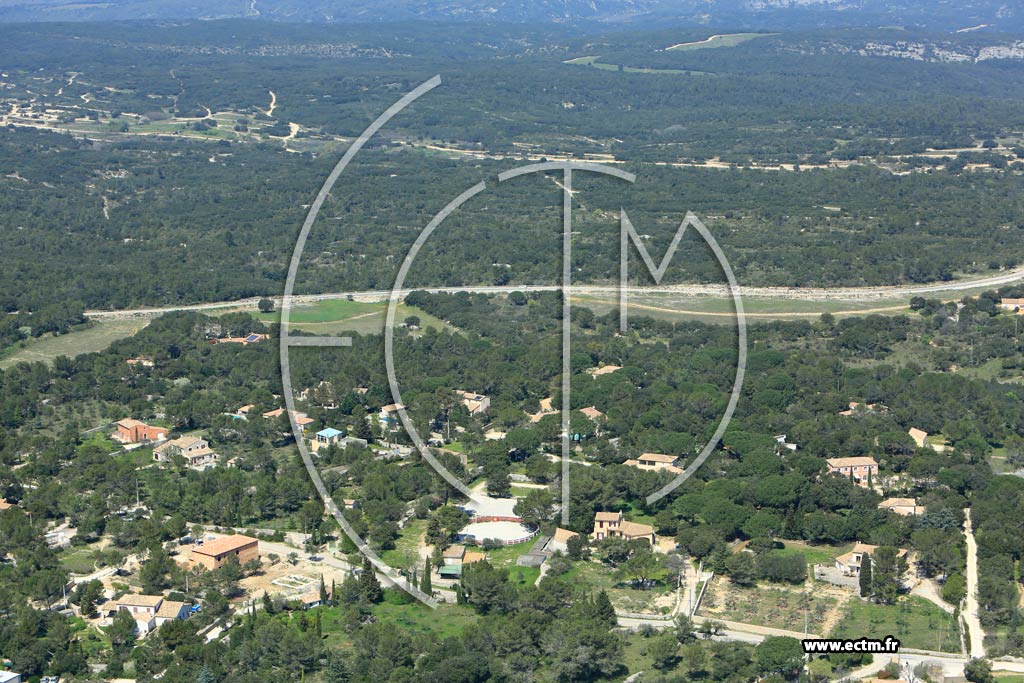 Photo arienne de Nmes (Garrigues Nord)