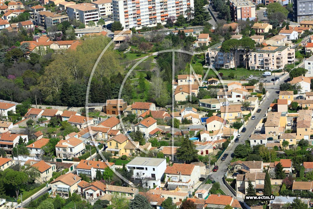Photo arienne de Nmes (Route de Beaucaire)
