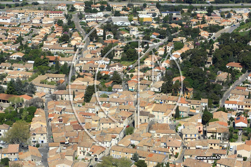 Photo arienne de Nmes (Saint-Csaire)