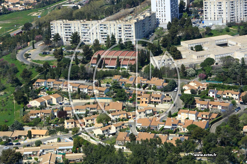 Photo arienne de Nmes (Valdegour)
