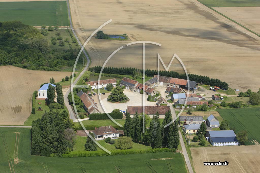Photo arienne de Averdon (Le Plessis)