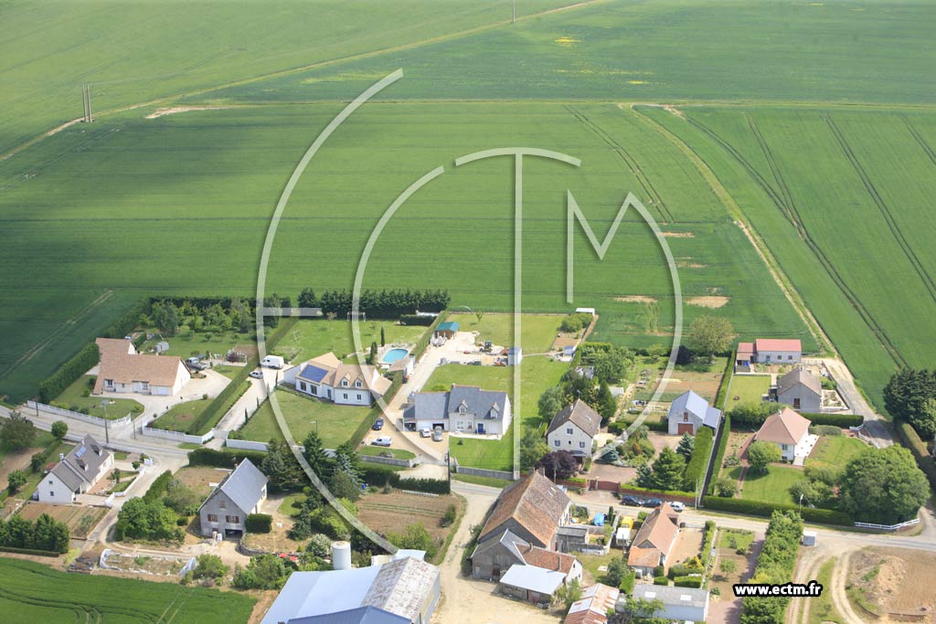 Photo arienne de Averdon (Montrichau)