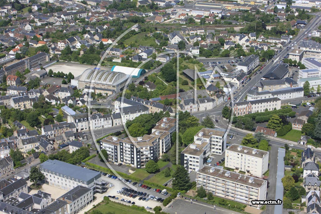 Photo arienne de Blois (Bourg-Neuf)