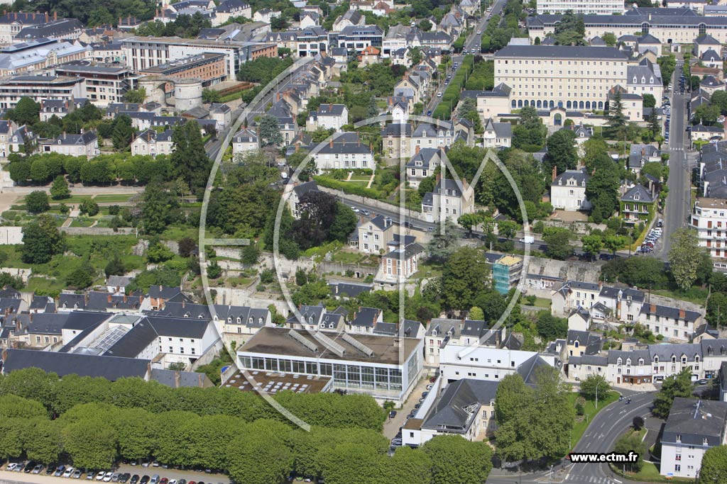 Photo arienne de Blois (Cathdrale)