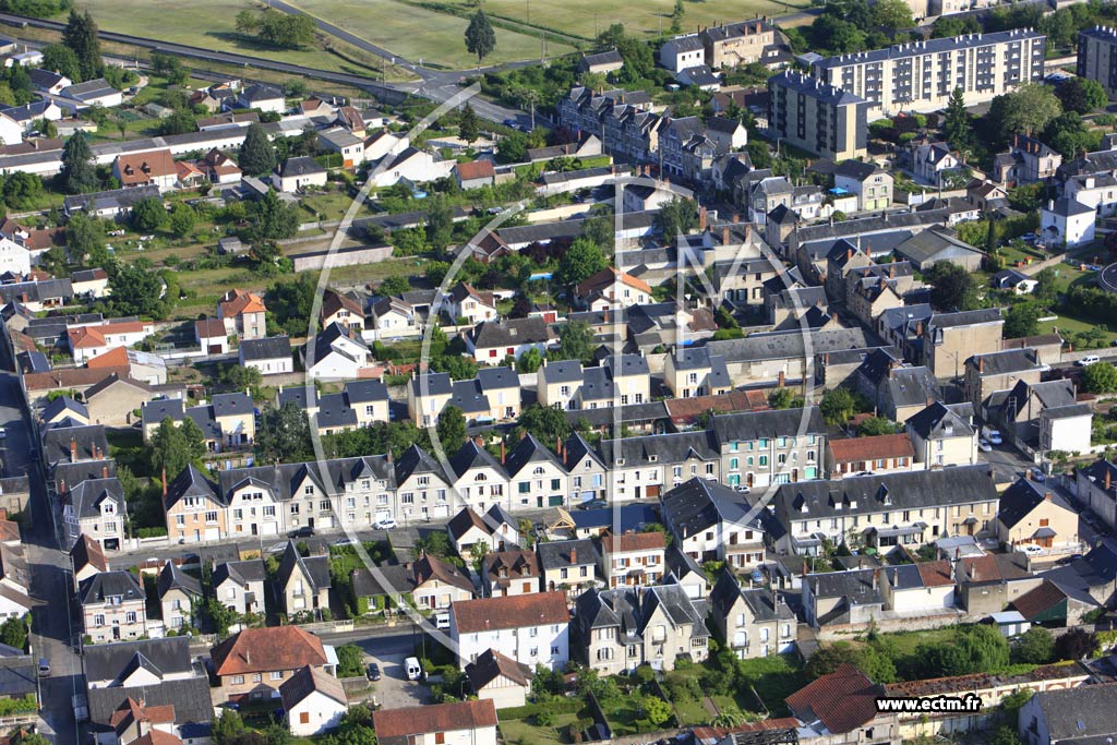 Photo arienne de Blois (Creusille)