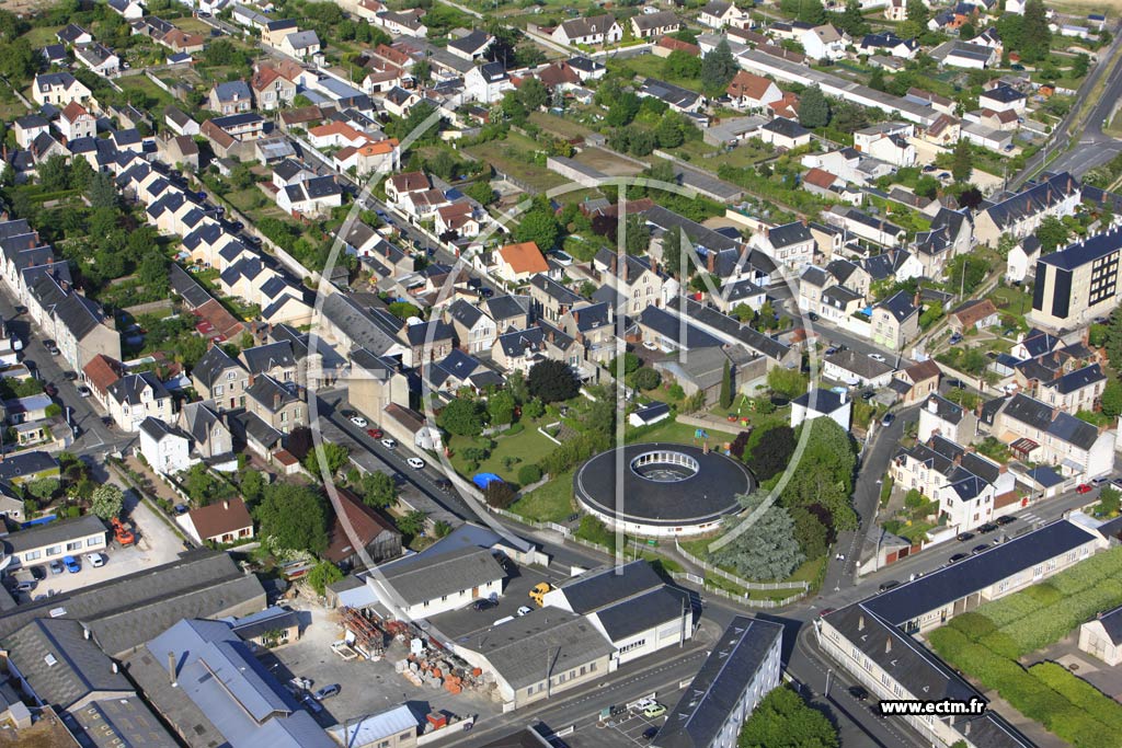 Photo arienne de Blois (Creusille)