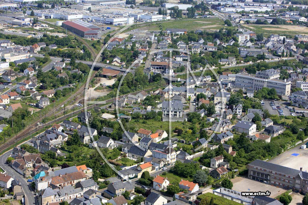 Photo arienne de Blois (Hautes Granges)