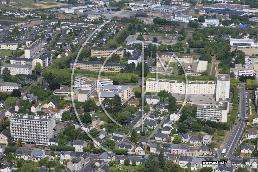 Photo arienne de Blois (Hpital)