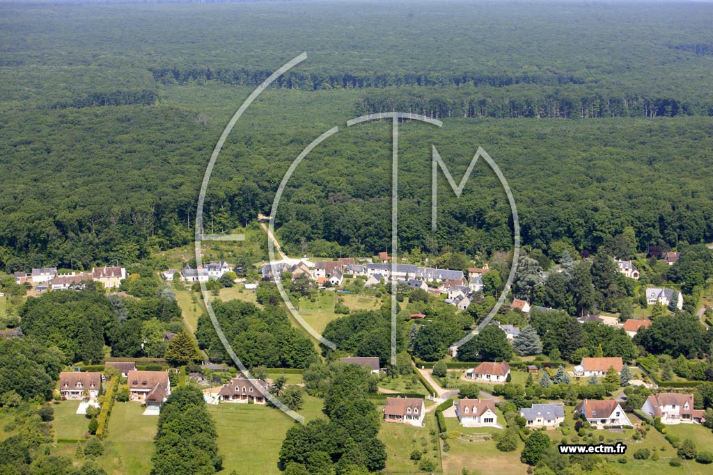Photo arienne de Blois (Htel Pasquier)