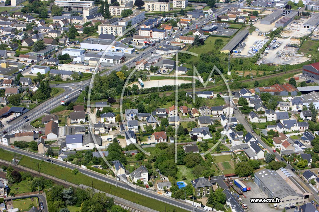 Photo arienne de Blois (Lyces)