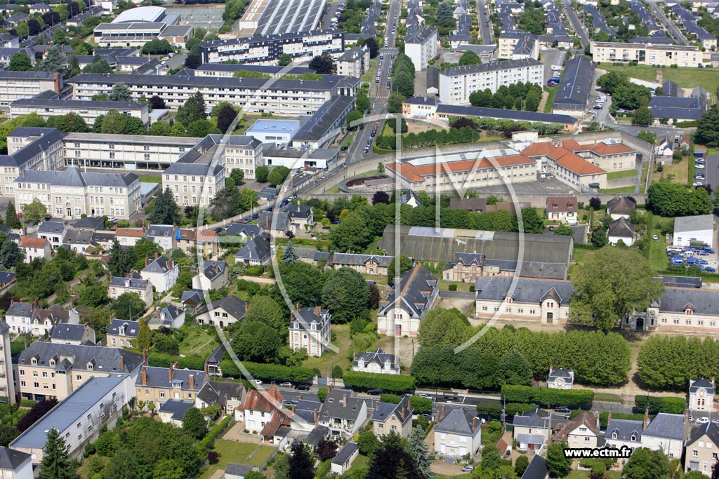 Photo arienne de Blois (Maunoury)