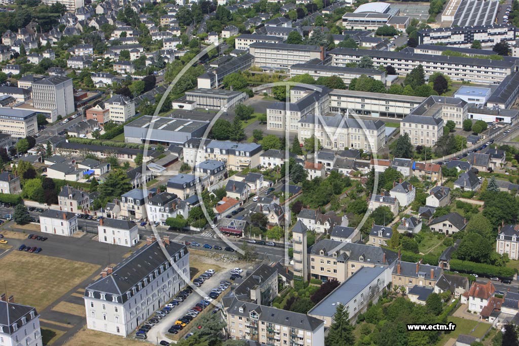 Photo arienne de Blois (Maunoury)