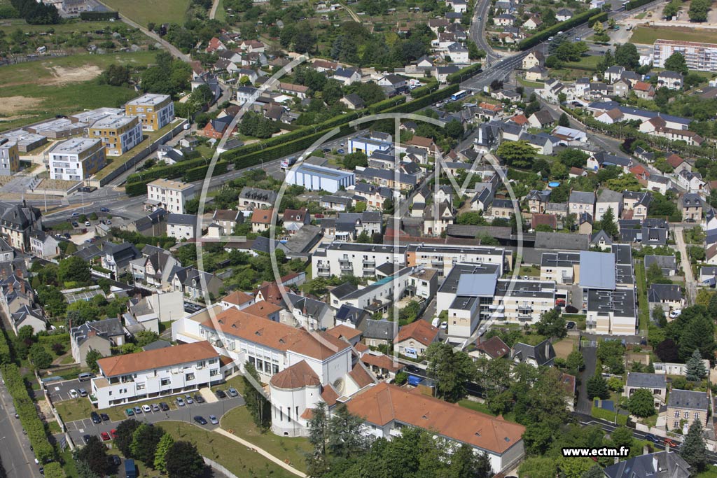 Photo arienne de Blois (Mdicis)