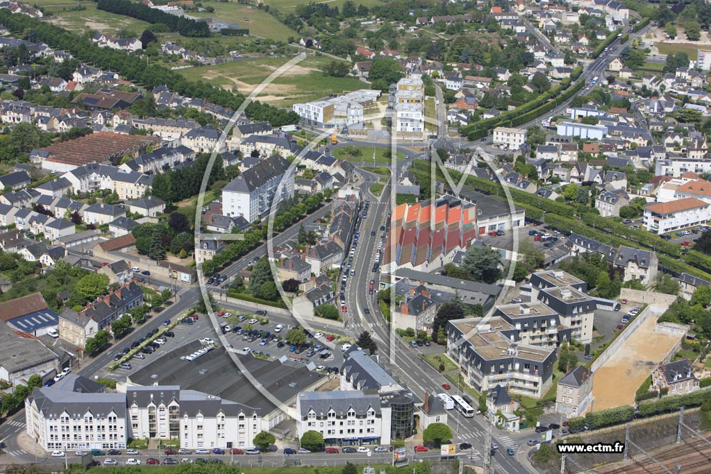 Photo arienne de Blois (Mdicis)