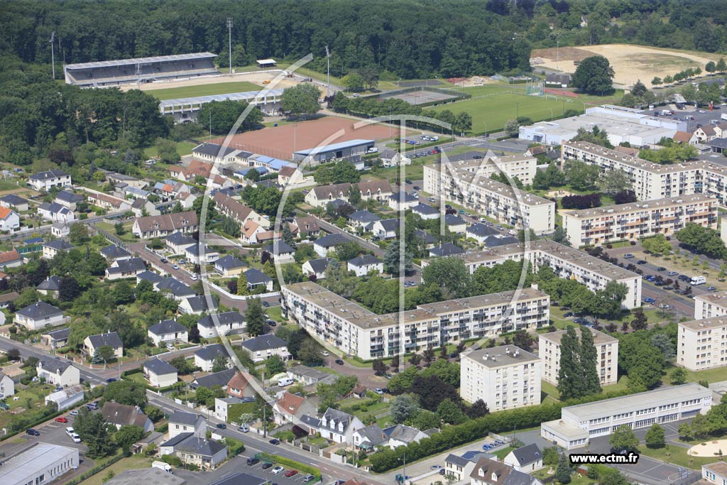 Photo arienne de Blois (Quinire)