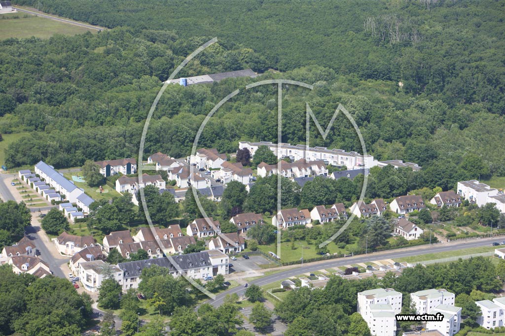 Photo arienne de Blois (Saint Georges)