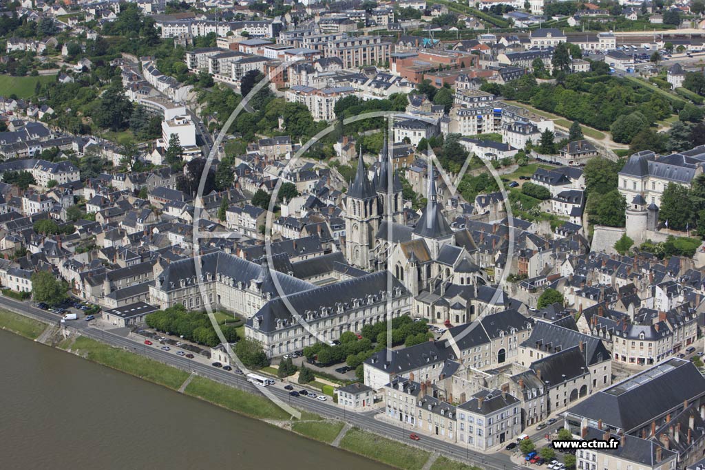 Photo arienne de Blois (Saint-Nicolas)