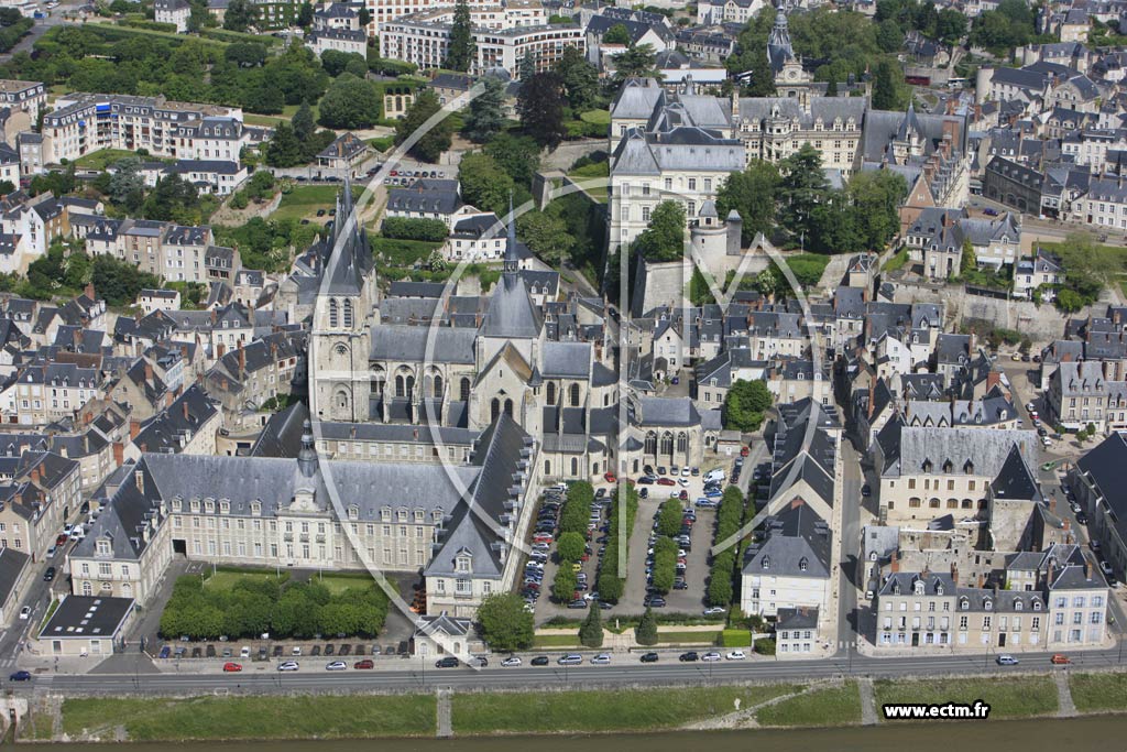 Photo arienne de Blois (Saint-Nicolas)