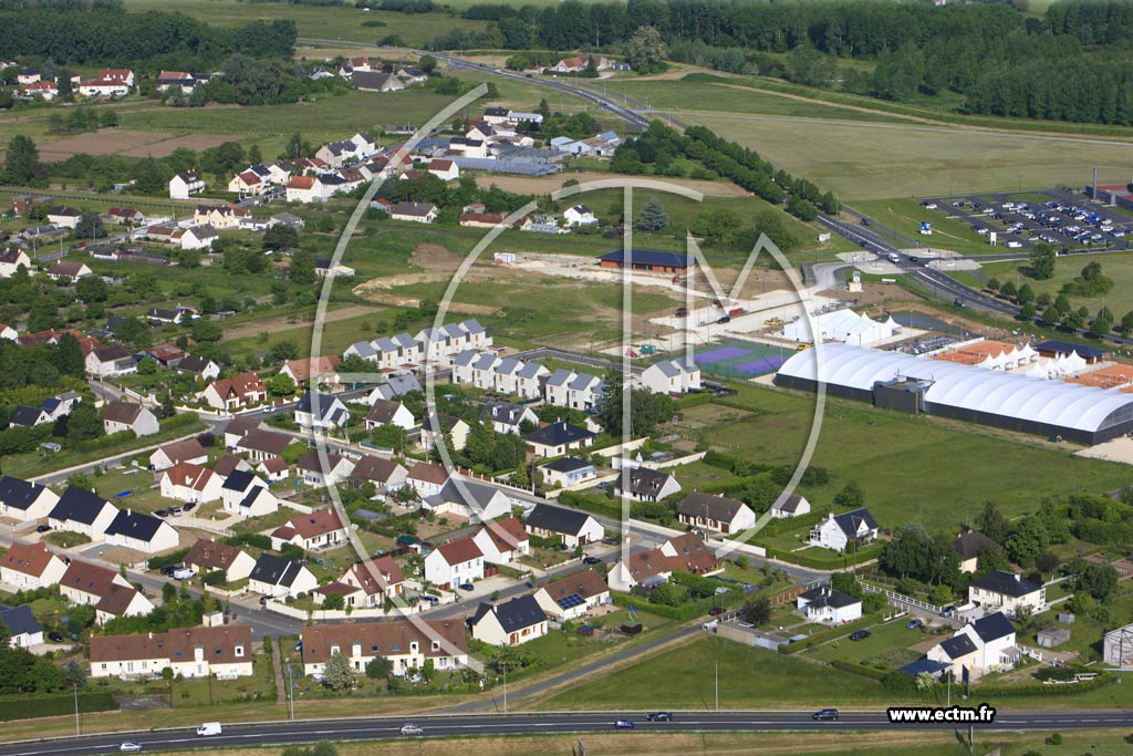 Photo arienne de Blois (Vacquerie)