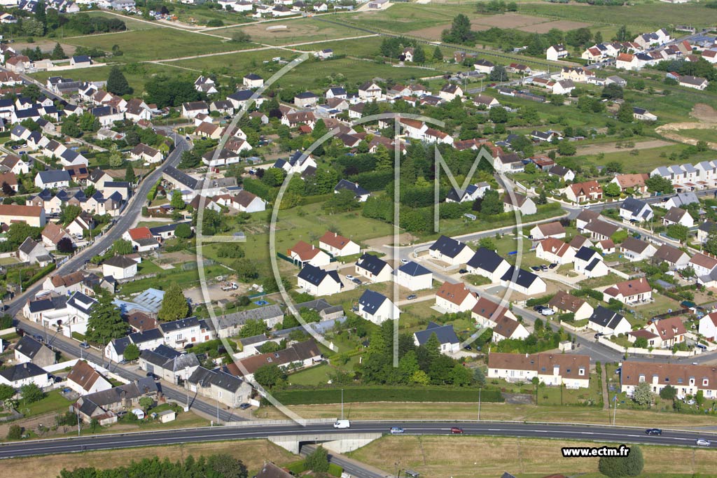 Photo arienne de Blois (Vacquerie)