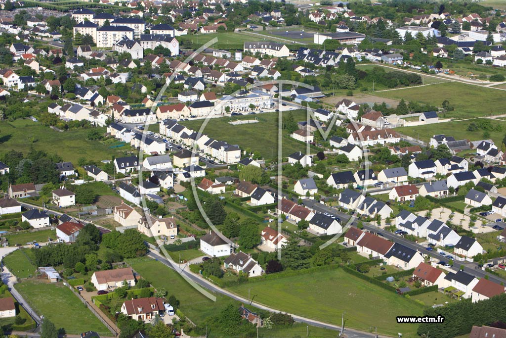 Photo arienne de Blois (Vacquerie)