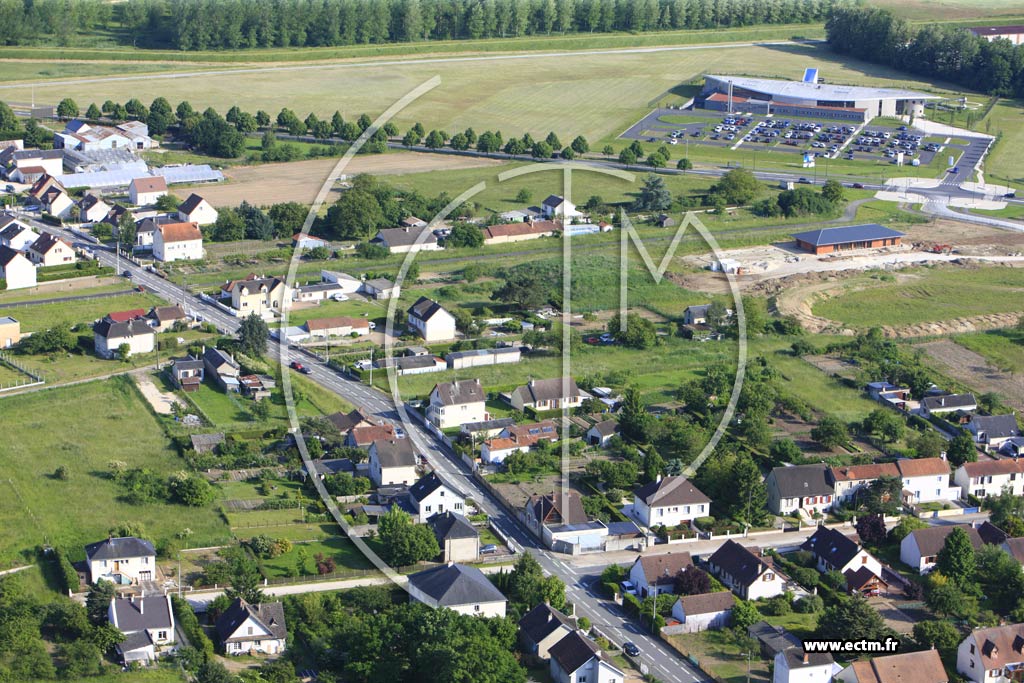 Photo arienne de Blois (Vacquerie)