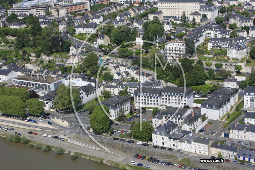 Photo arienne de Blois (Verdun Tuileries)