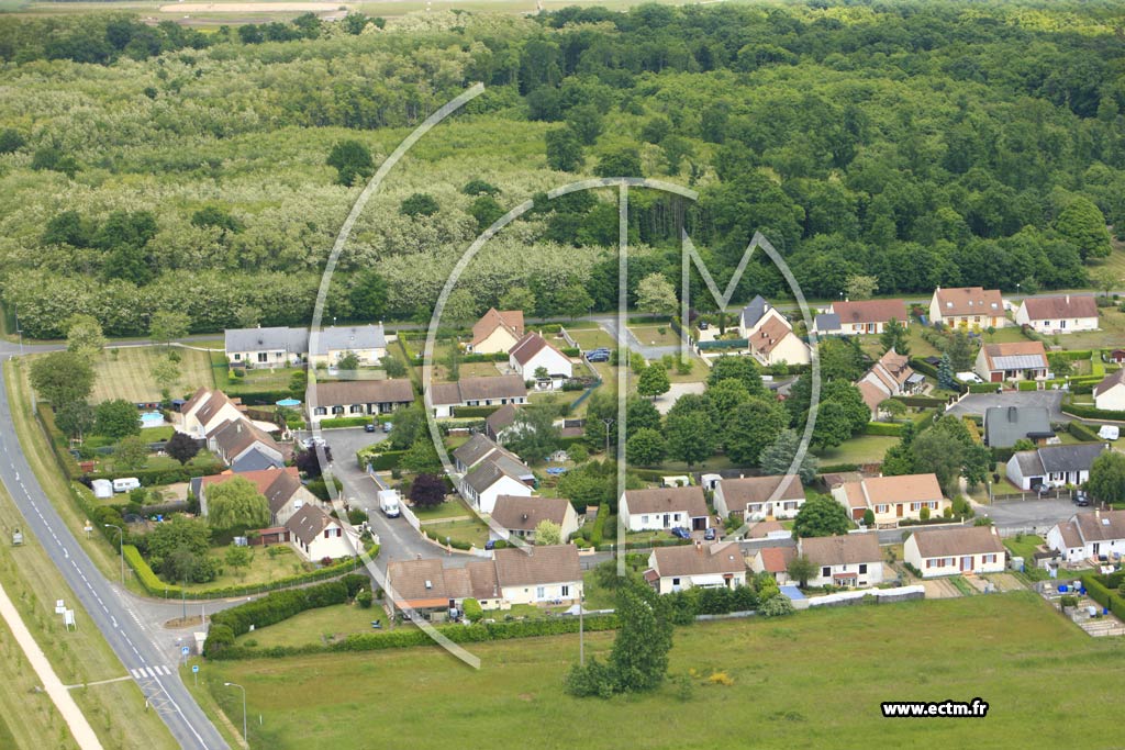 Photo arienne de Cand-sur-Beuvron