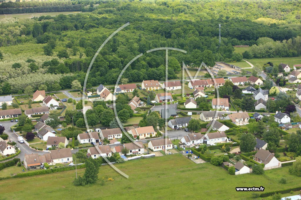Photo arienne de Cand-sur-Beuvron