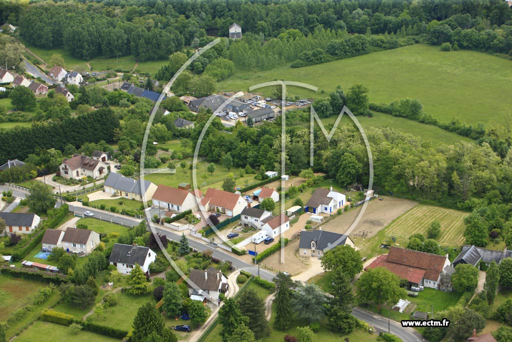 Photo arienne de Cand-sur-Beuvron