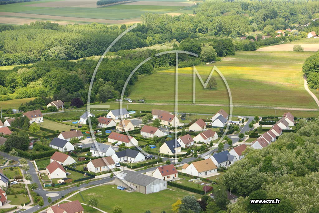 Photo arienne de Cand-sur-Beuvron