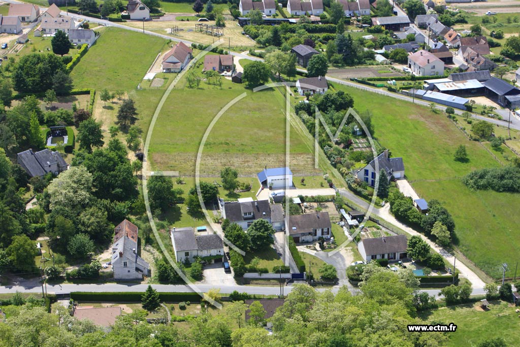 Photo arienne de Cand-sur-Beuvron (Madon)
