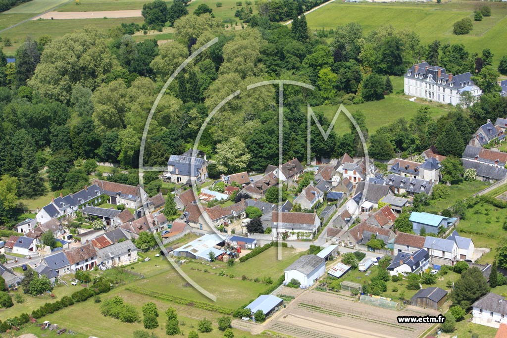 Photo arienne de Cand-sur-Beuvron (Madon)