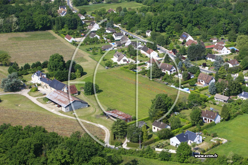 Photo arienne de Cellettes (Gaudronnire)