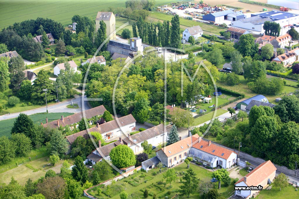 Photo arienne de Champigny-en-Beauce