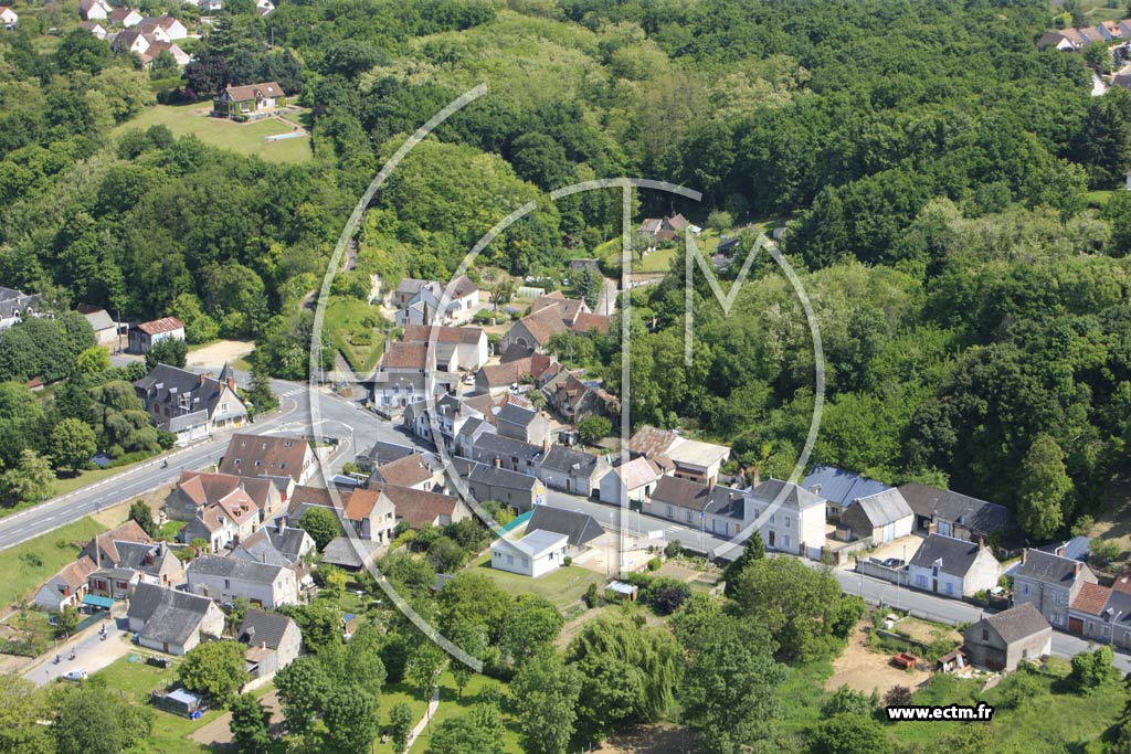 Photo arienne de Chaumont-sur-Loire