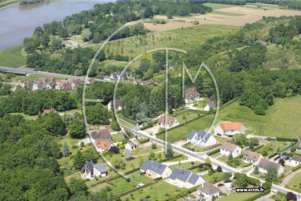 Photo arienne de Chaumont-sur-Loire